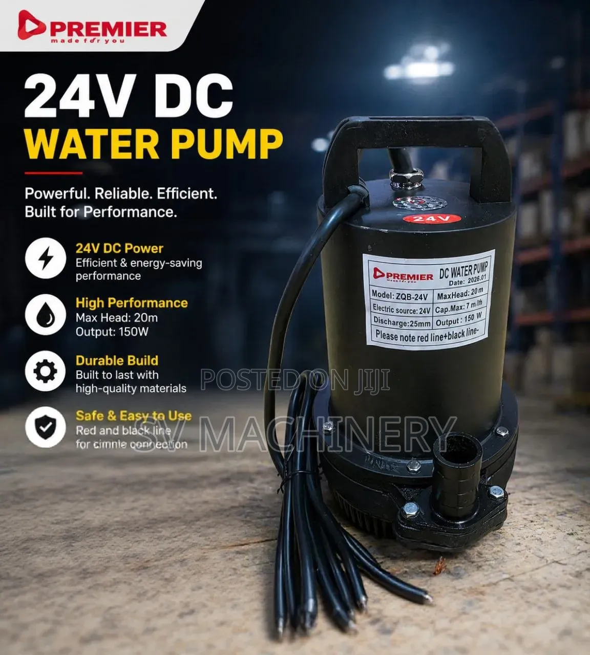 Heavy Duty 24v Dc Submersible Pump