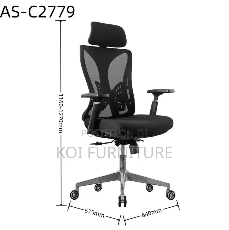 Office Chairs; As Cp98h Orthopedic Executive High Backrest Office Seat