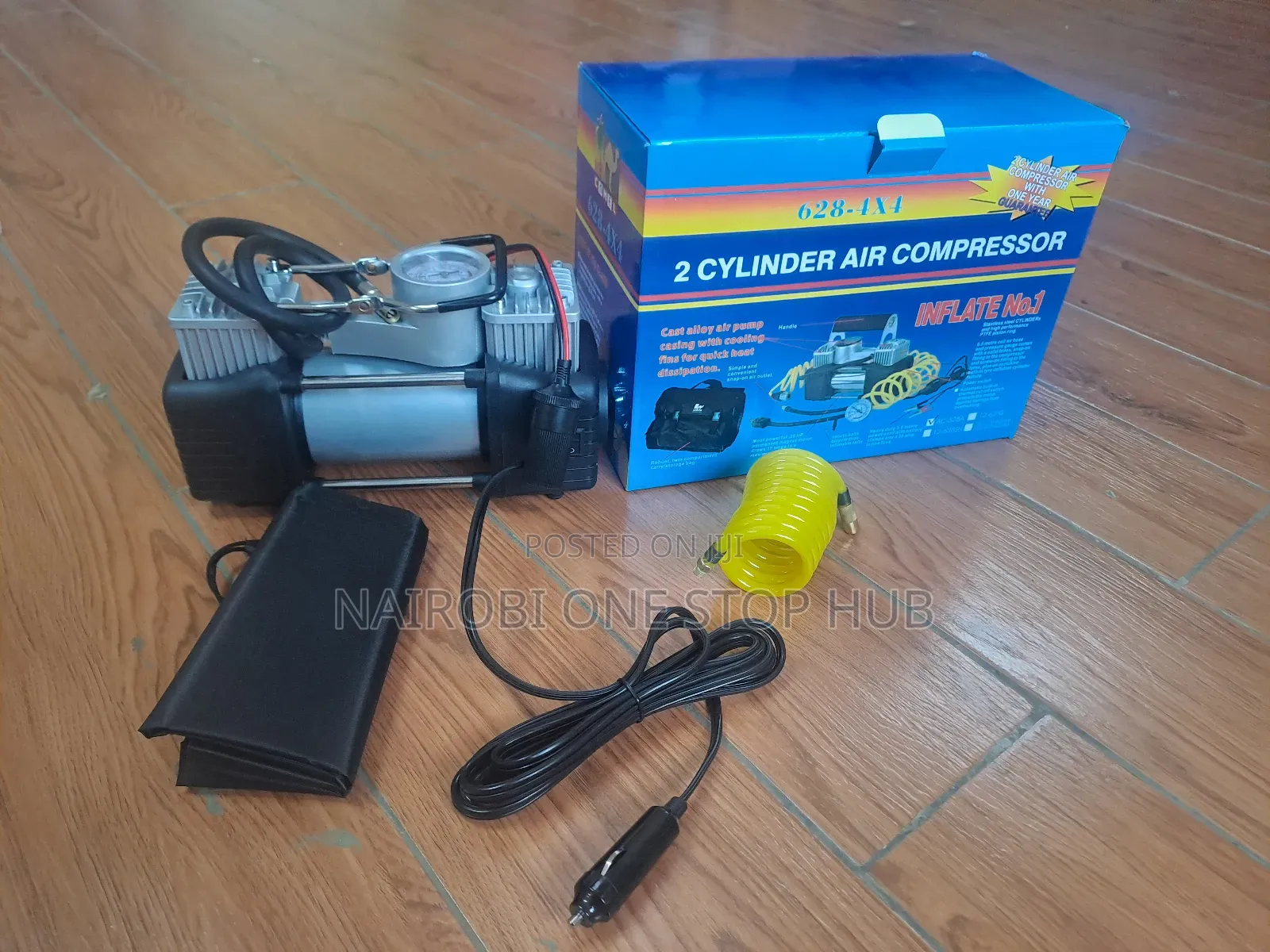 Double Cylinder Air Compressor Toolkit