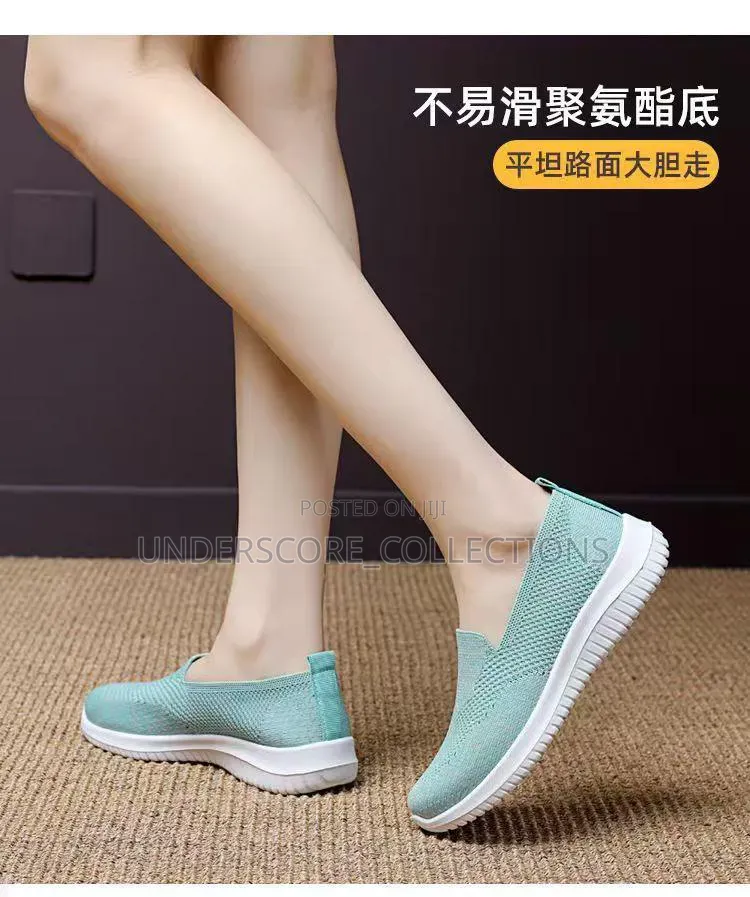 Striped Ladies Striped Sport Shoe