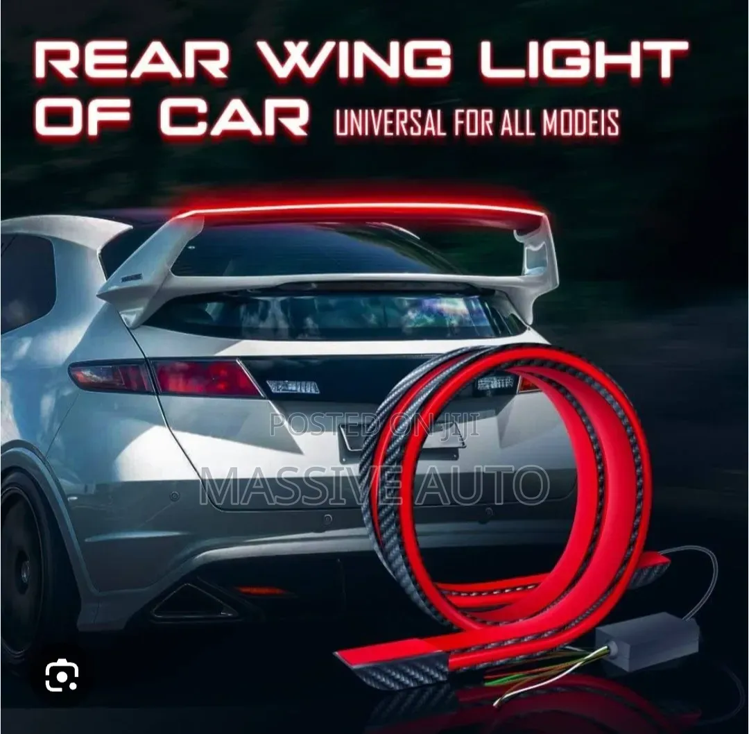 Universal Rear Car Bumper / Snake Light Rear Car Spoiler