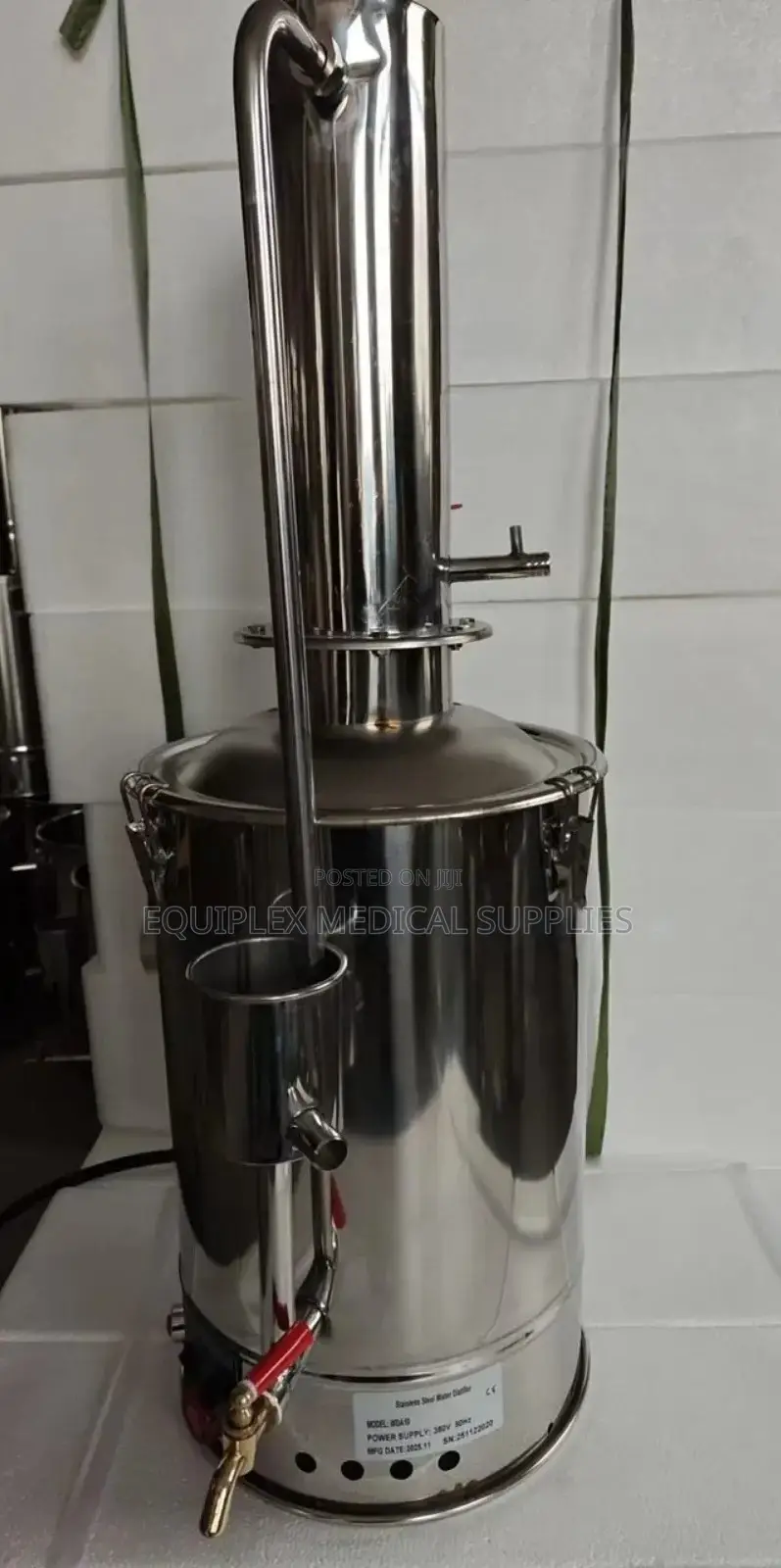Stainless Steel Water Distiller (10liter/Hour Lab Water Distiller)