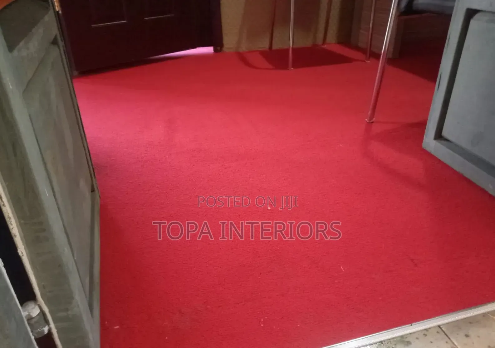 Decorative Red Office Floor Carpets of Wall to Wall Flooring