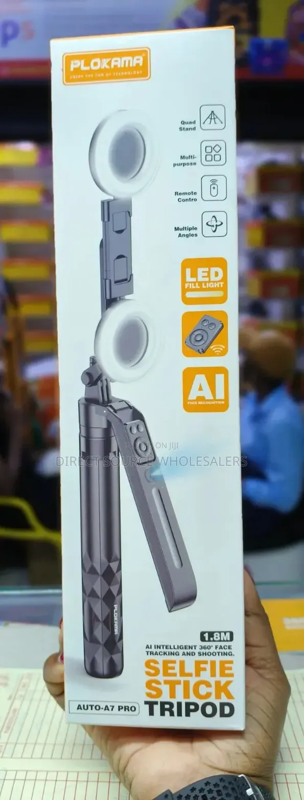 Plokama Ai 360° Face Tracking Selfie Stick Tripod