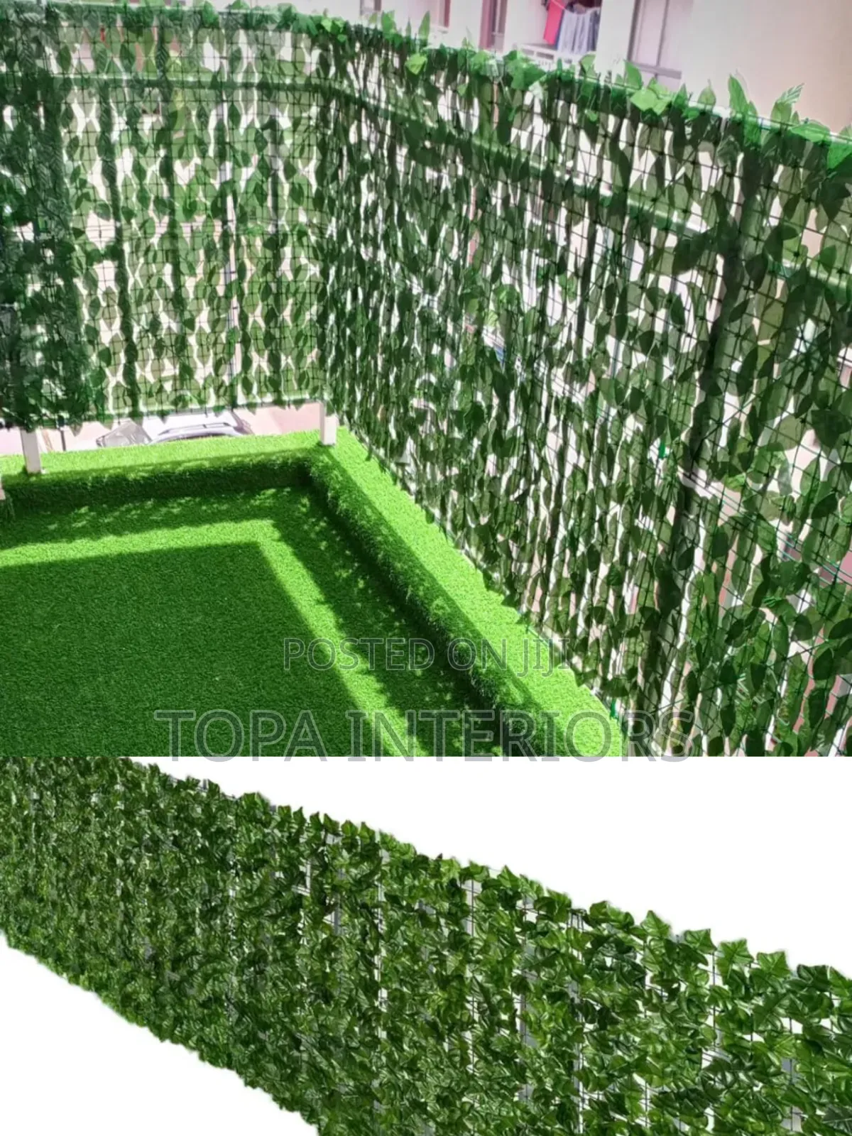 Decorative Low Maintenance Artificial Green Privacy Fence Rolls