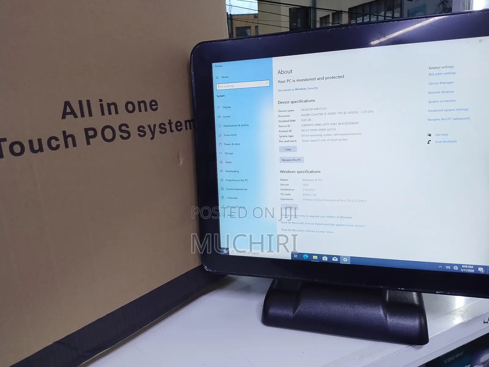 Core I5 All in One Pos Terminal