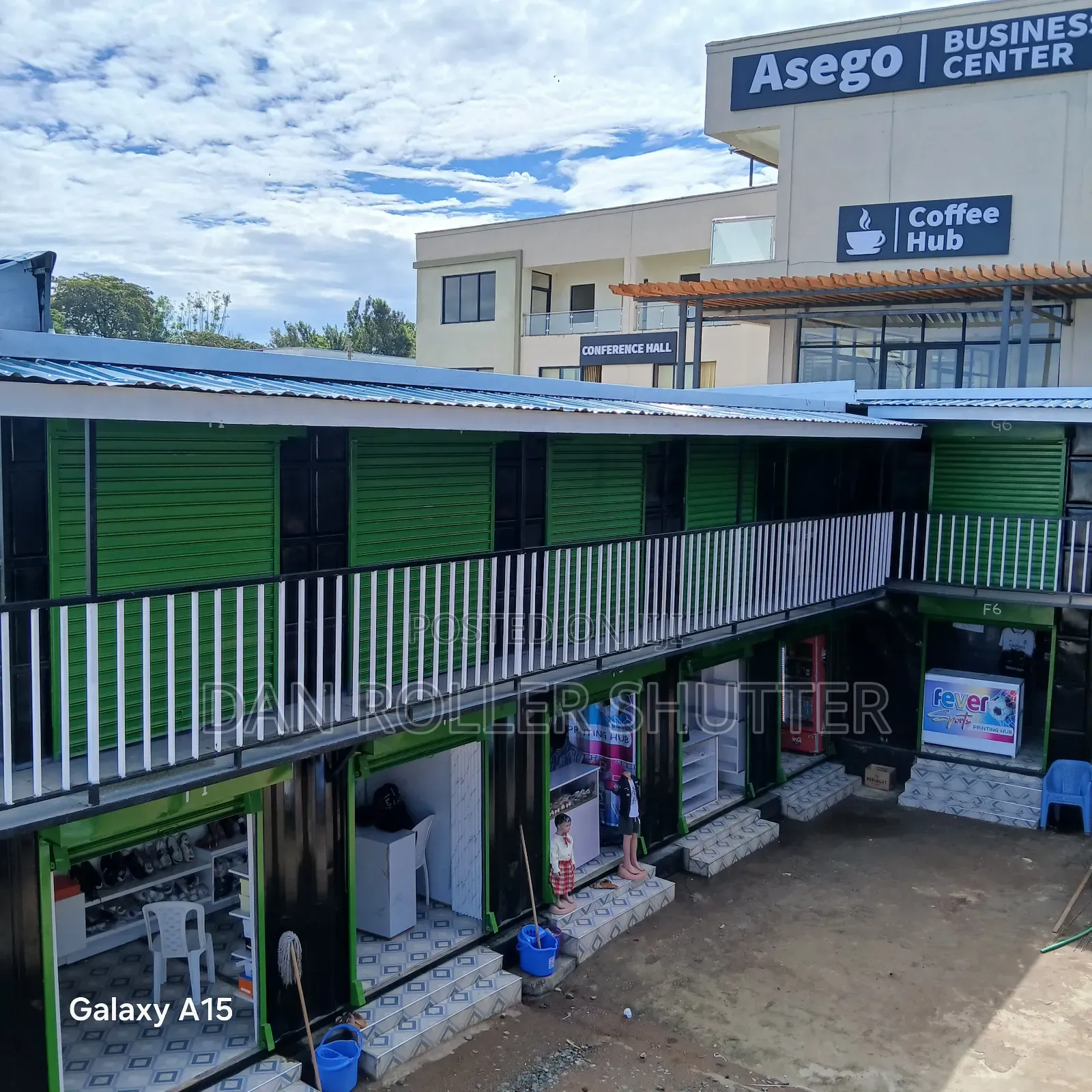 Motorized Commercial Entry Door