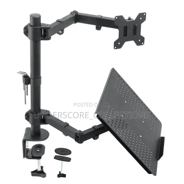 Monitor Arm With Laptop Stand