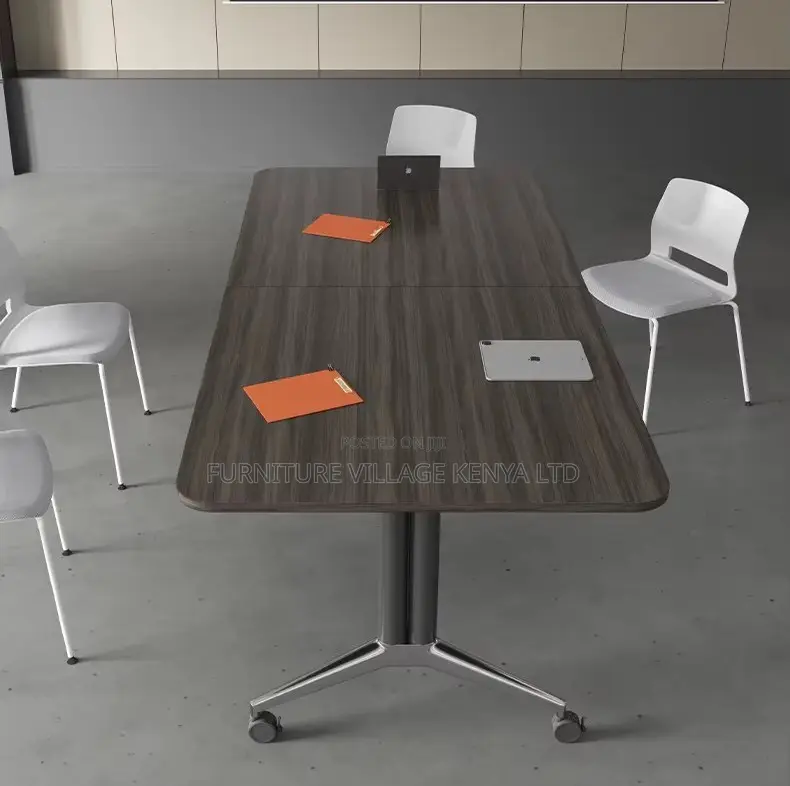 2400mm Modern Folding Brown Conference Table