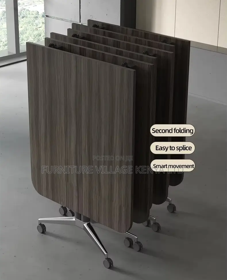 2400mm Modern Folding Brown Conference Table