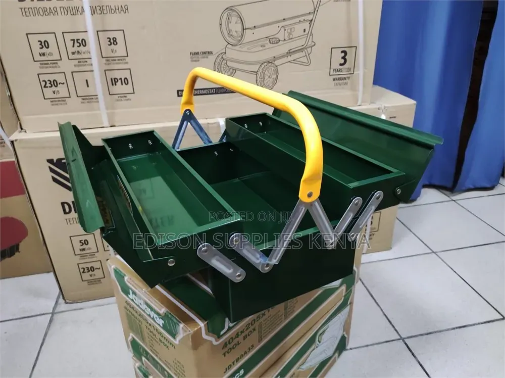 Tool Box Metallic Jadever Toolbox Cantilever Metal Layers Heavy Duty