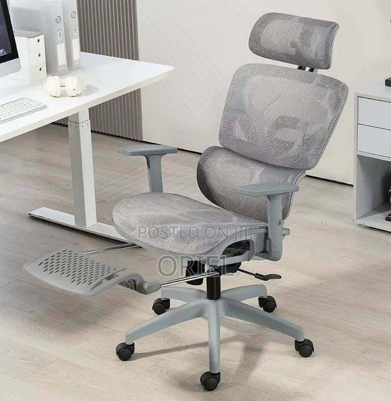 Modern Office Chair : White Executive Orthopedic Office Chair