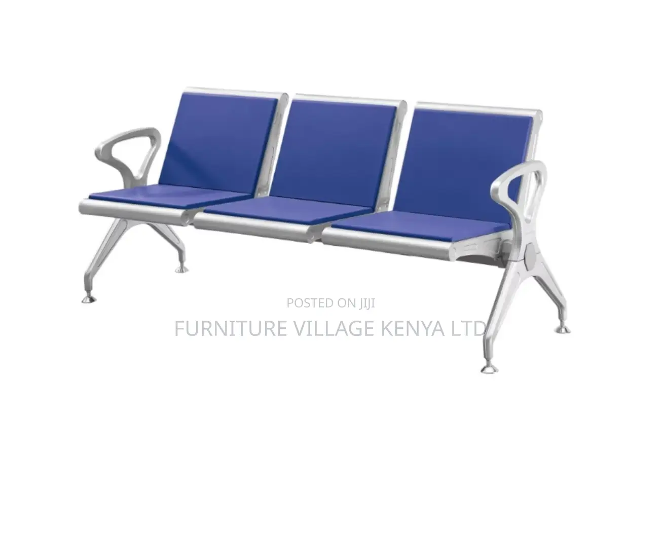 3-Seater Heavy Duty Arm Reception Visitor's Bench