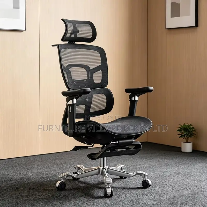 Full Mesh Ergonomic Executive Seat With Footrest