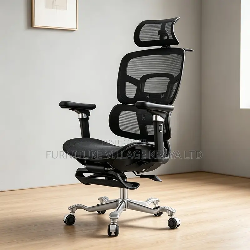 Full Mesh Ergonomic Executive Seat With Footrest