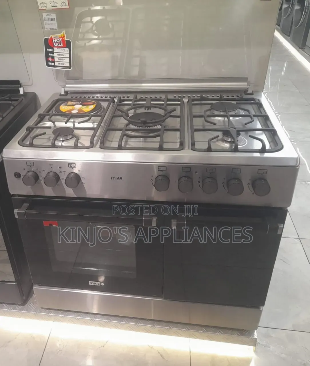 Mika 4+1 Standing Cooker 90by60cm