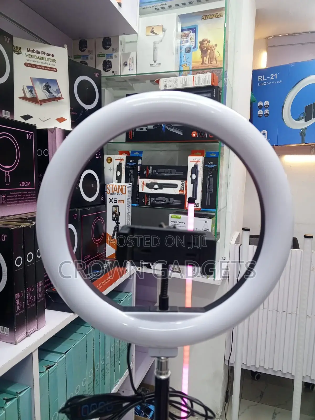 Led Ring Light With Tripod Stand Phone Holder Usb Powered