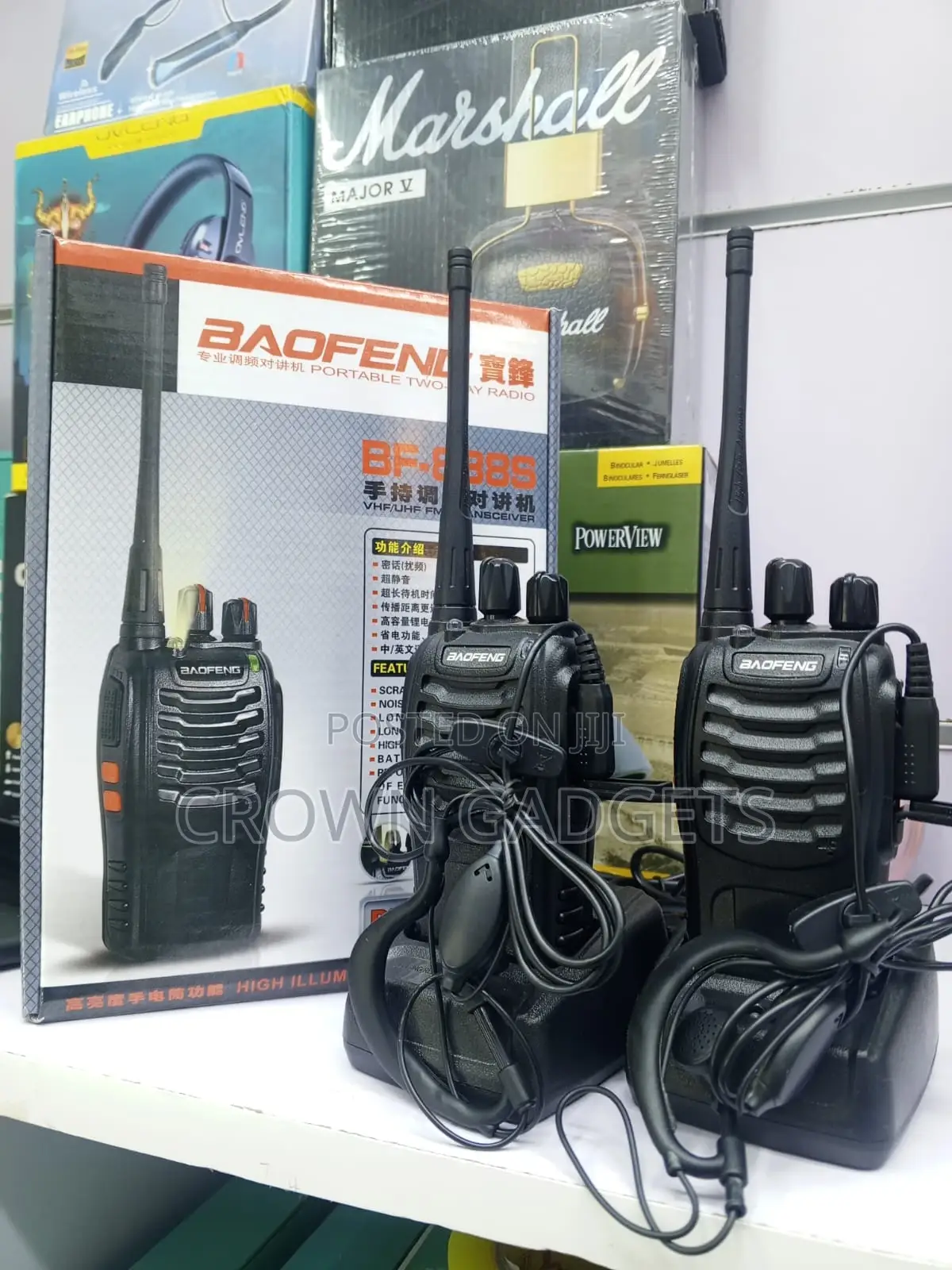 Baofeng B888s Bf-888s Walkie Talkie 16ch Uhf Radio Set
