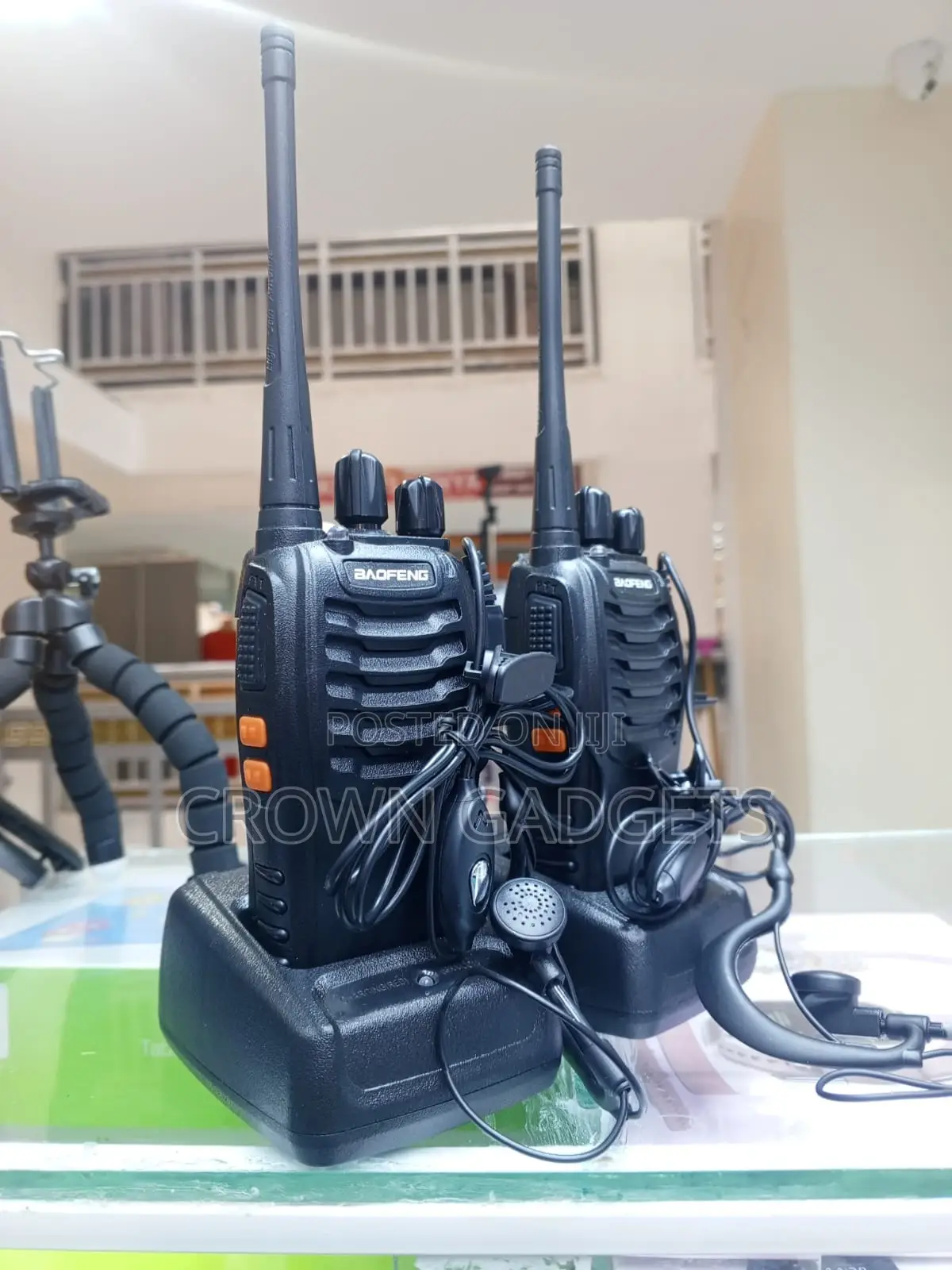 Bf-888s B888s Walkie Talkie Rechargeable 1500mah Radio