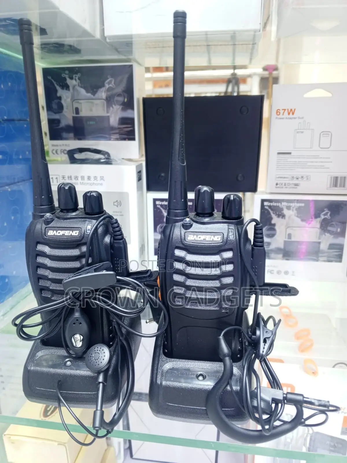 Bf-888s B888s Walkie Talkie Rechargeable 1500mah Radio
