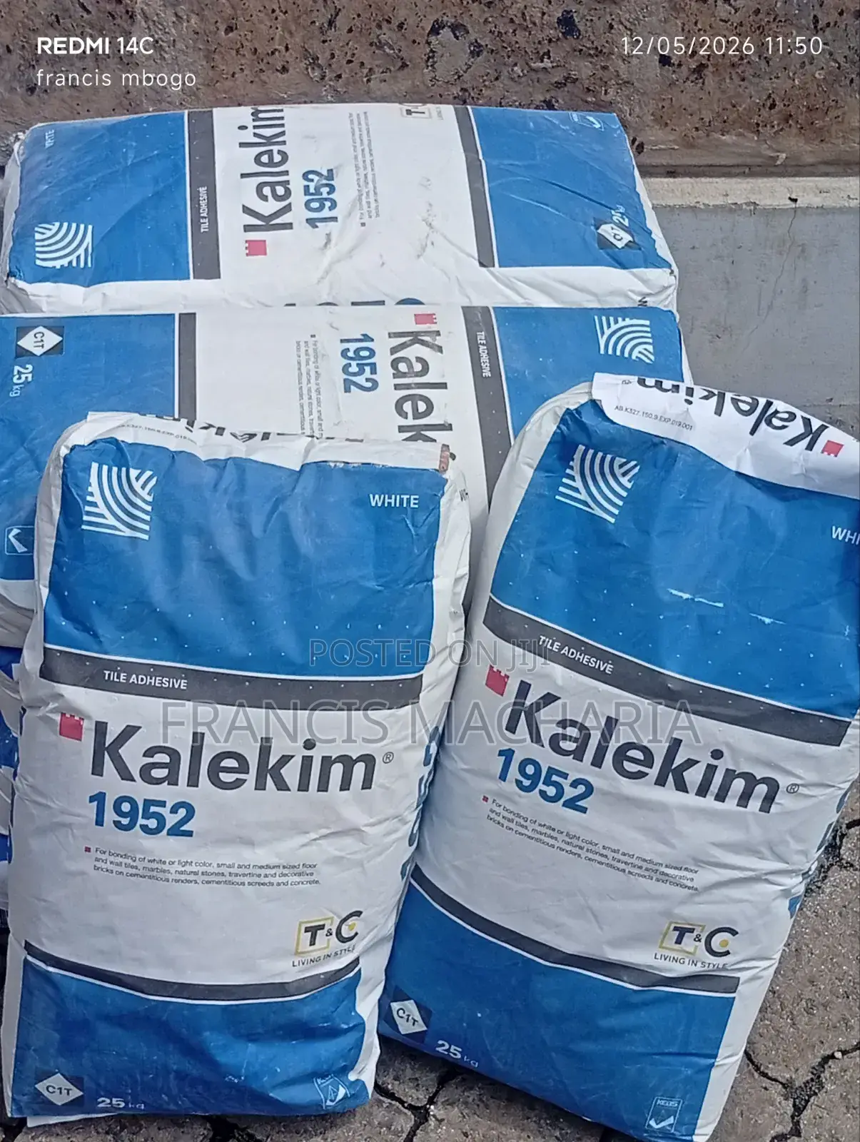 Kalekim 1952 Tiles Adhesive
