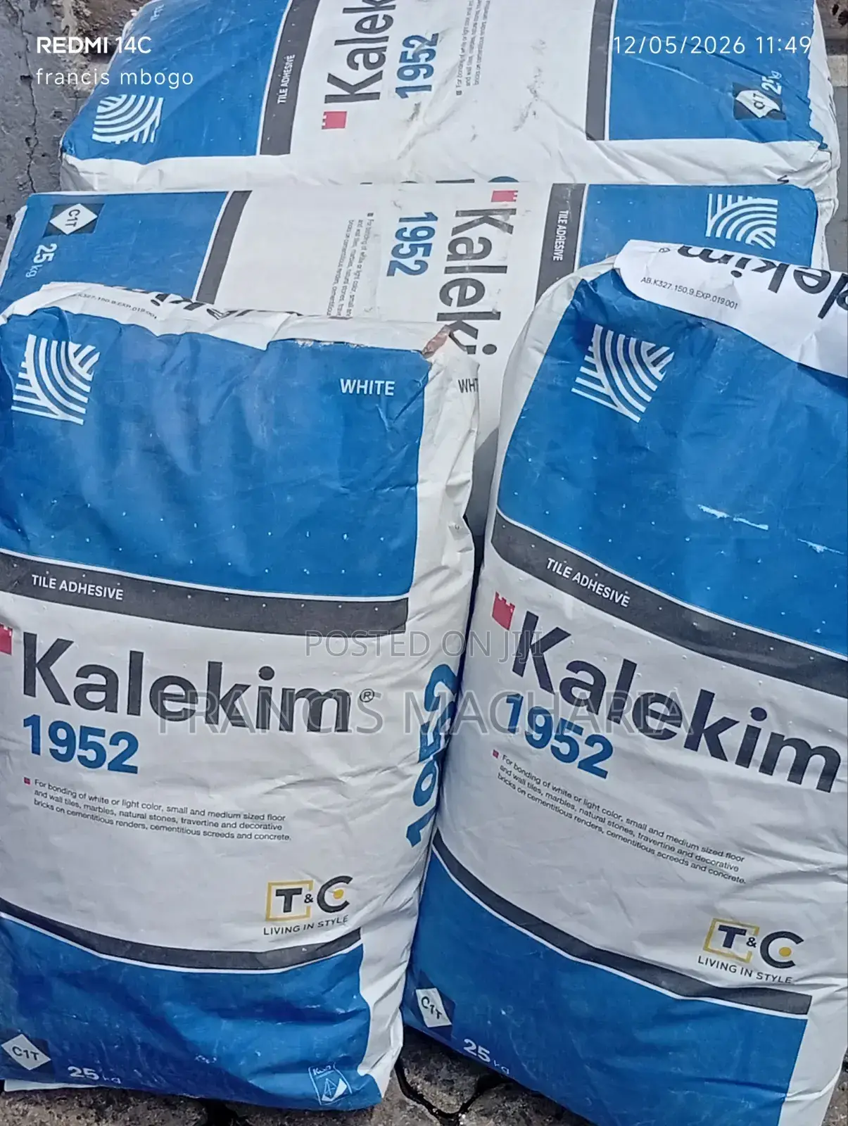 Cementinious Kalekim 1952 25kg