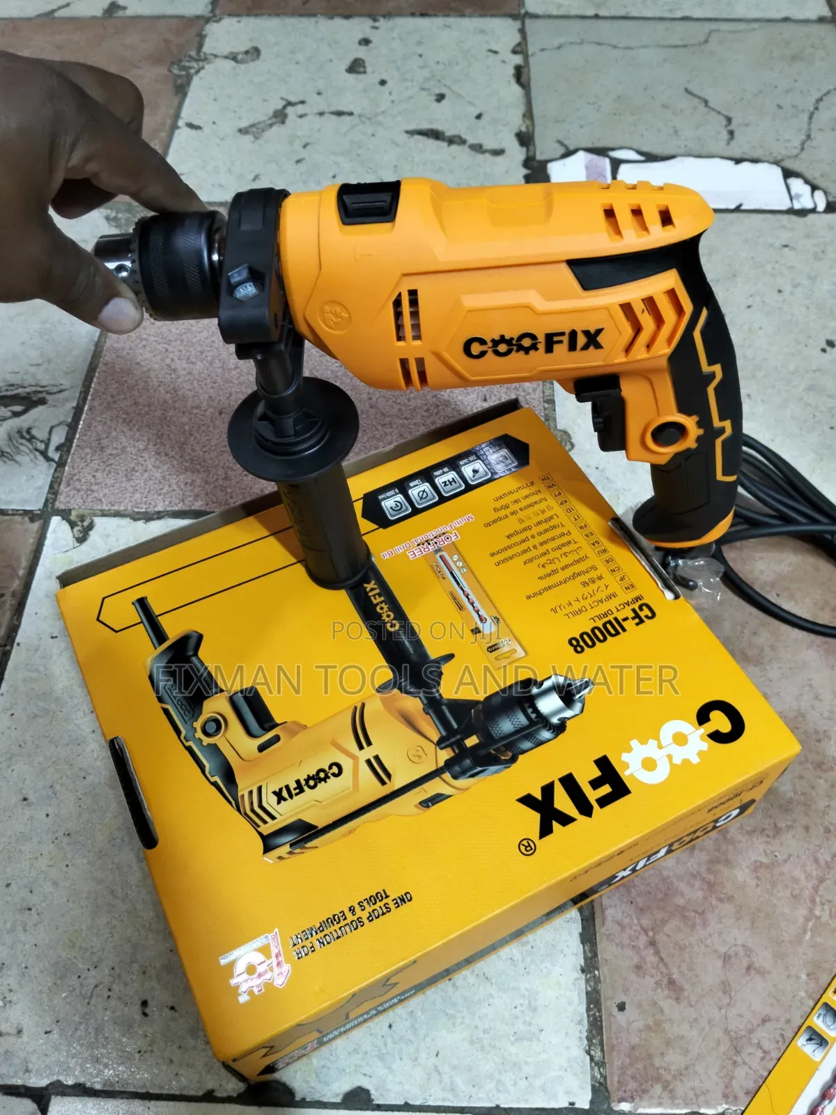 Powerful Coofix Impact Drill 710 With Hammer and 2 Free Bits
