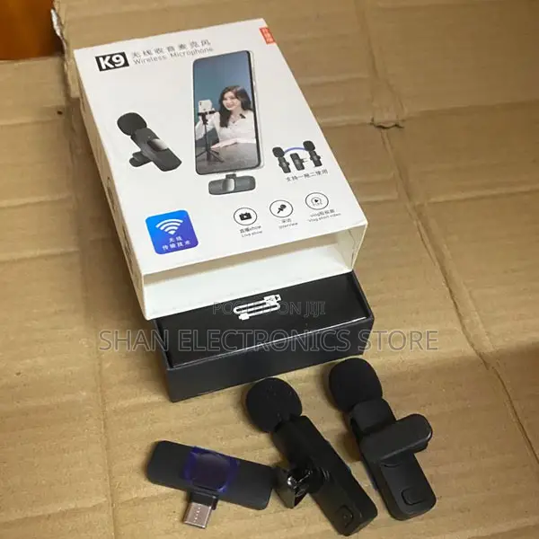New Portable Wireless Stereo Lavalier Microphone
