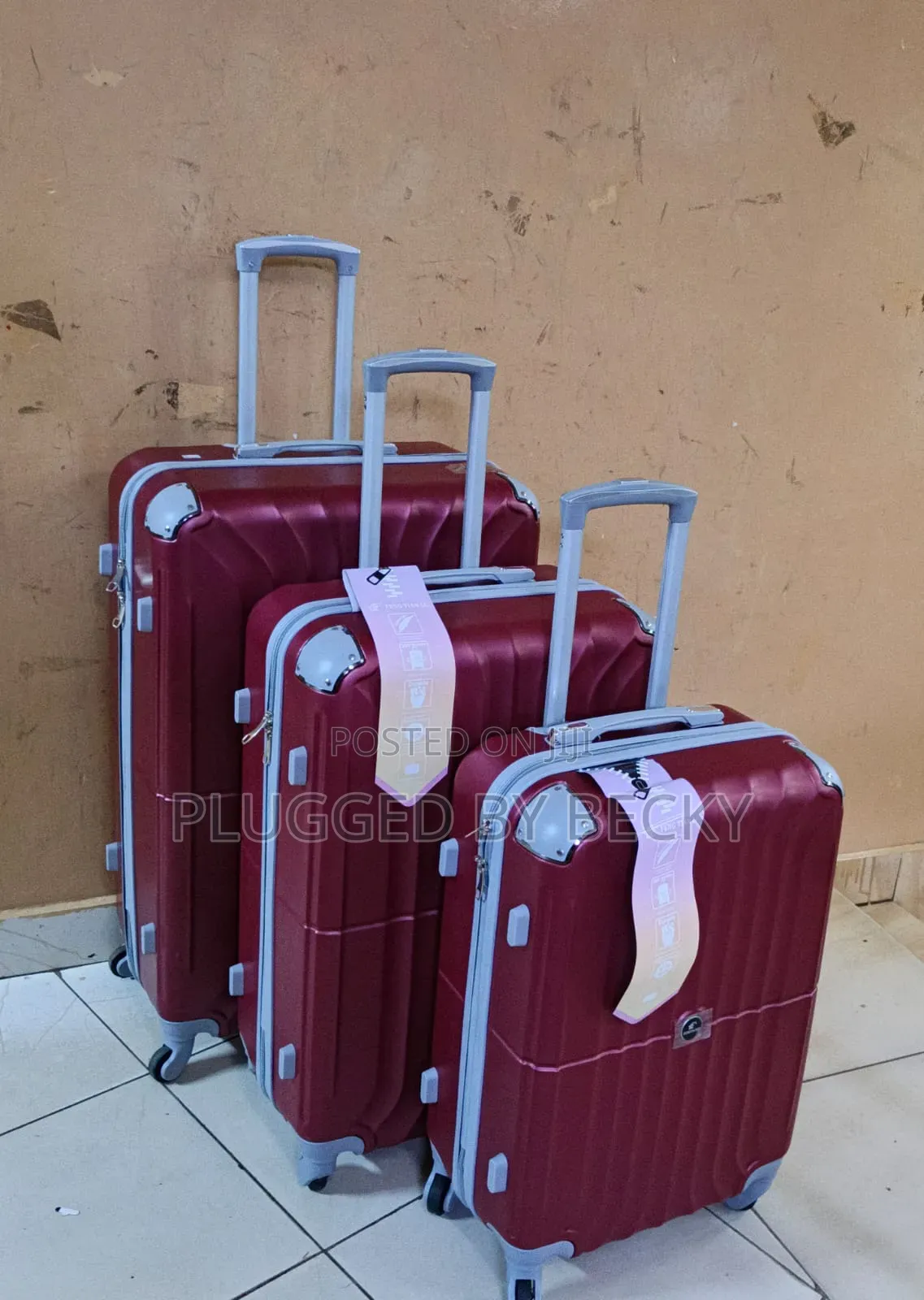 3 in 1 Fibre Laxurious Suitcase Briefcase Travel Bag