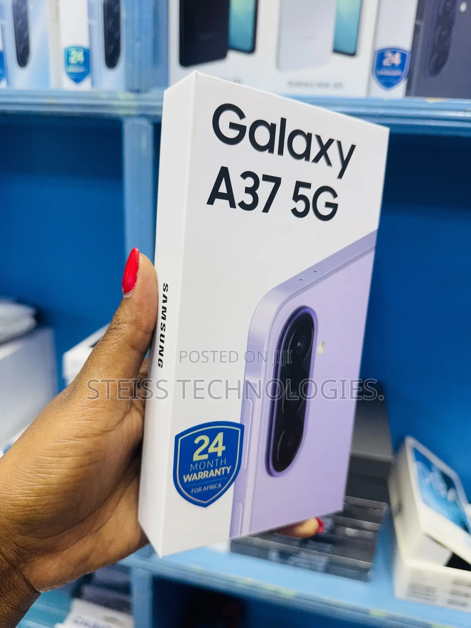 New Samsung Galaxy A37 128 GB Purple
