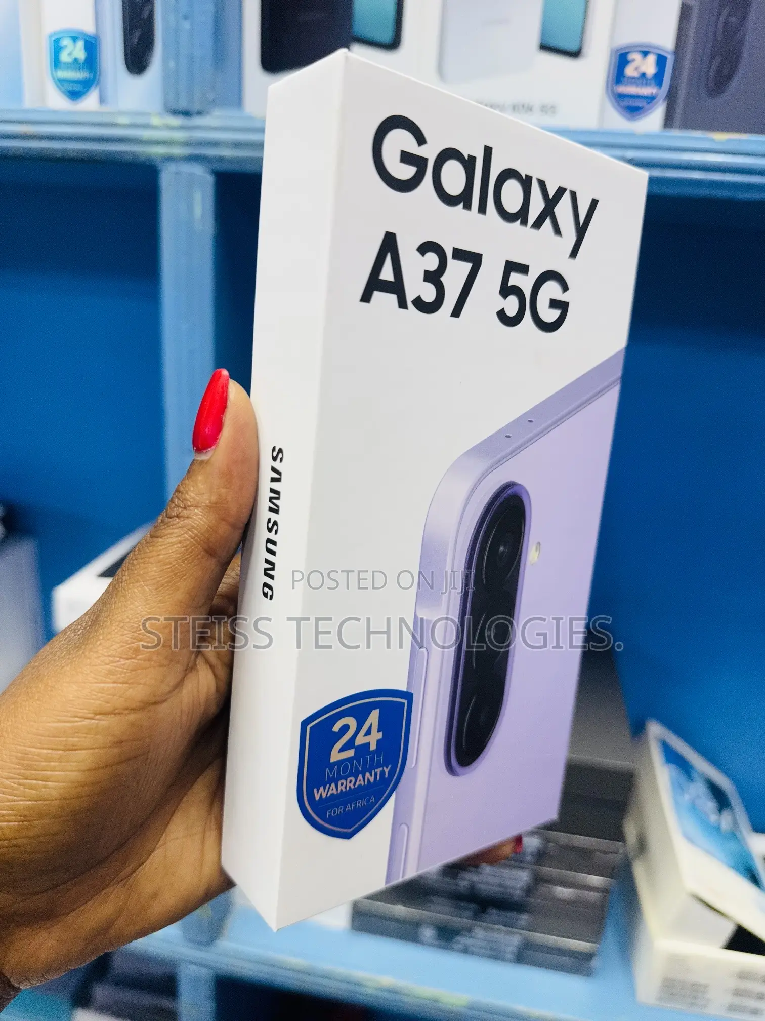 New Samsung Galaxy A37 128 GB Purple