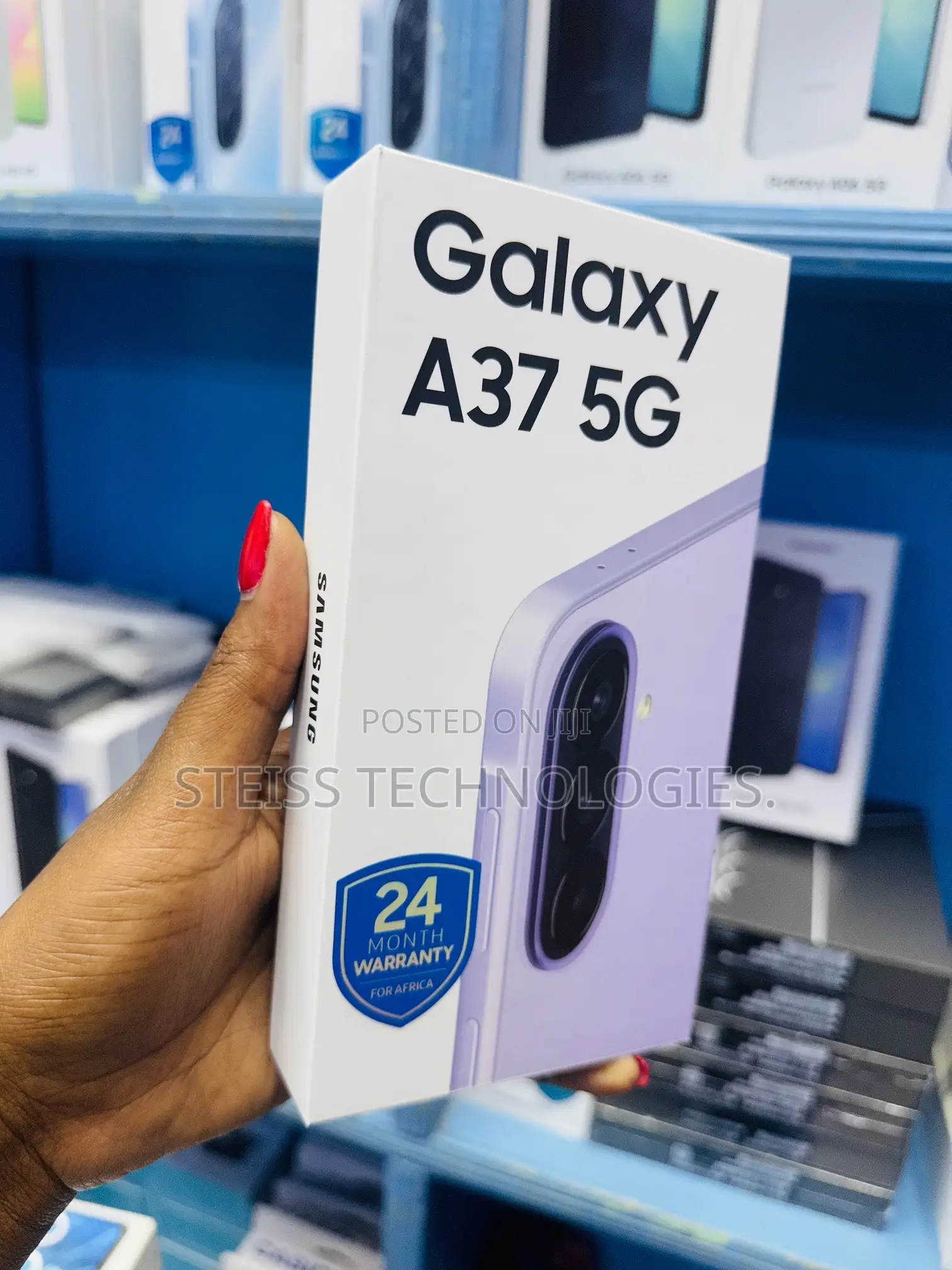 New Samsung Galaxy A37 128 GB Purple