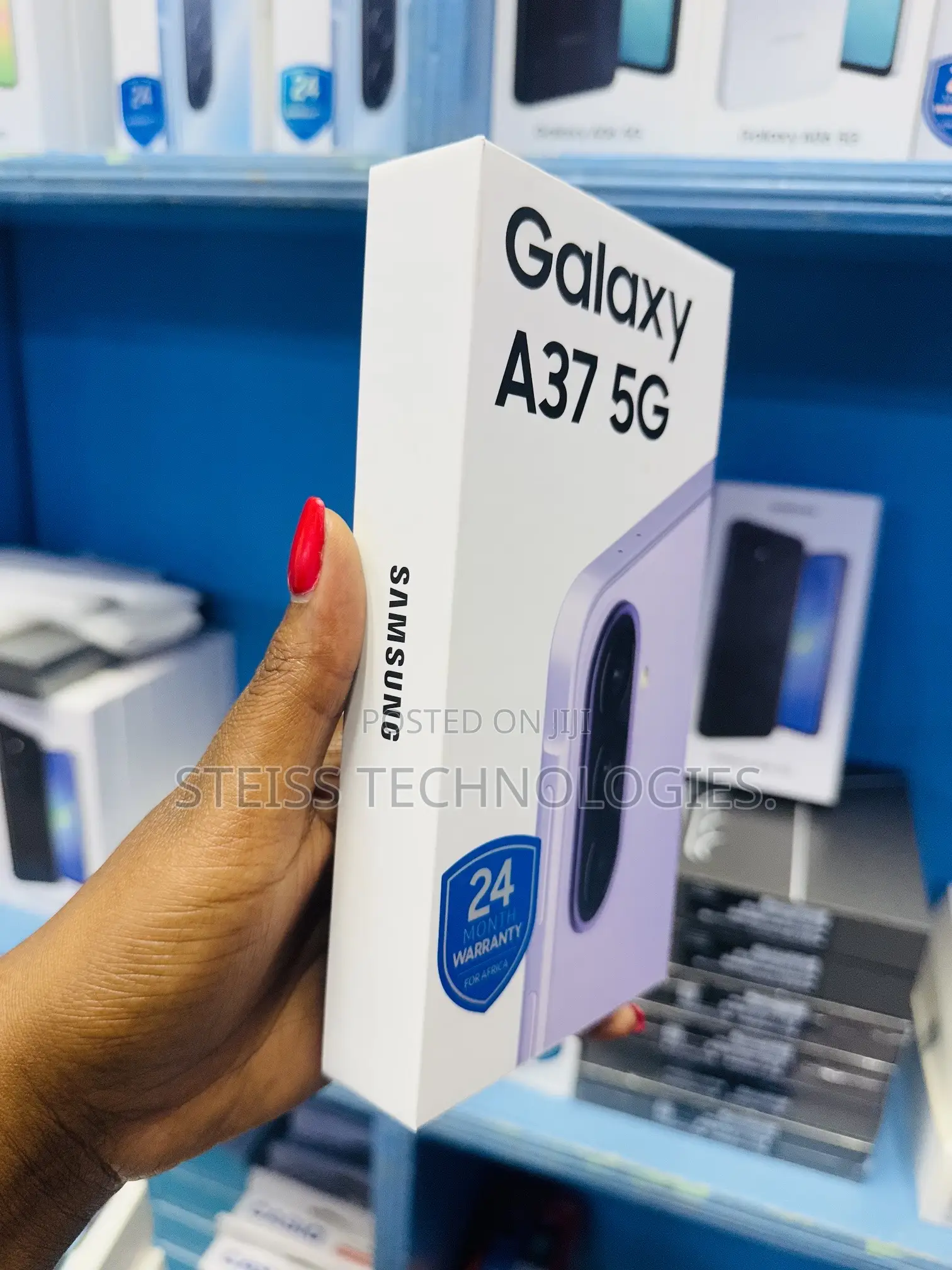 New Samsung Galaxy A37 128 GB Purple
