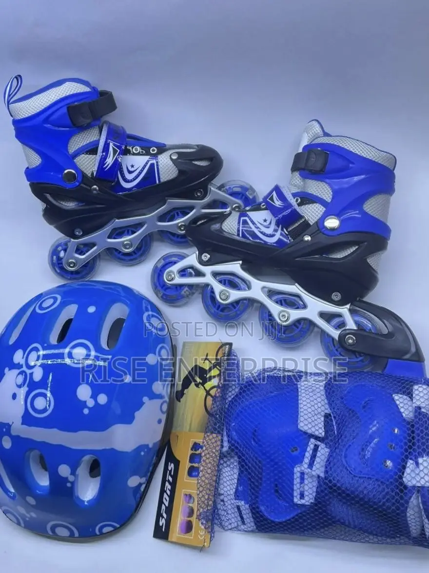 Adjustable Inline Roller Skates for Kids Complete Set