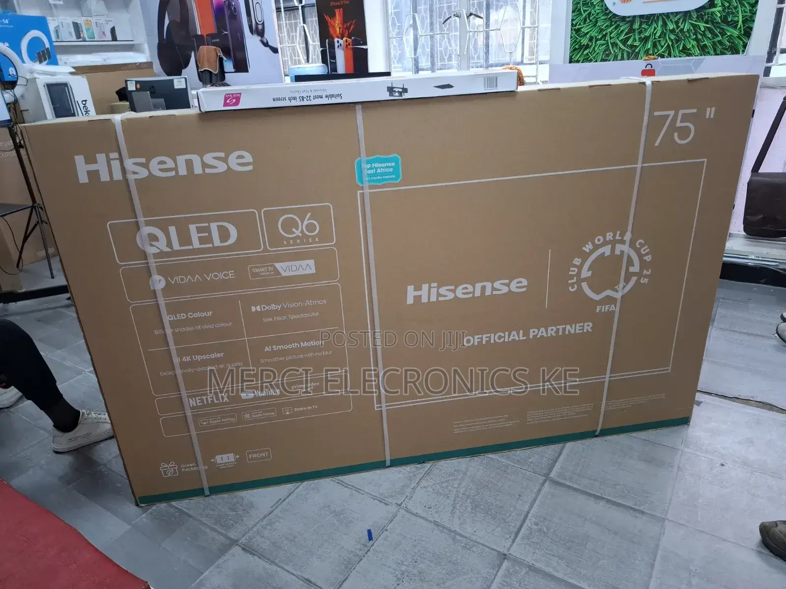 Hisense 75 Inch Q6n Qled Tv (Q6 Series) - 75q6n