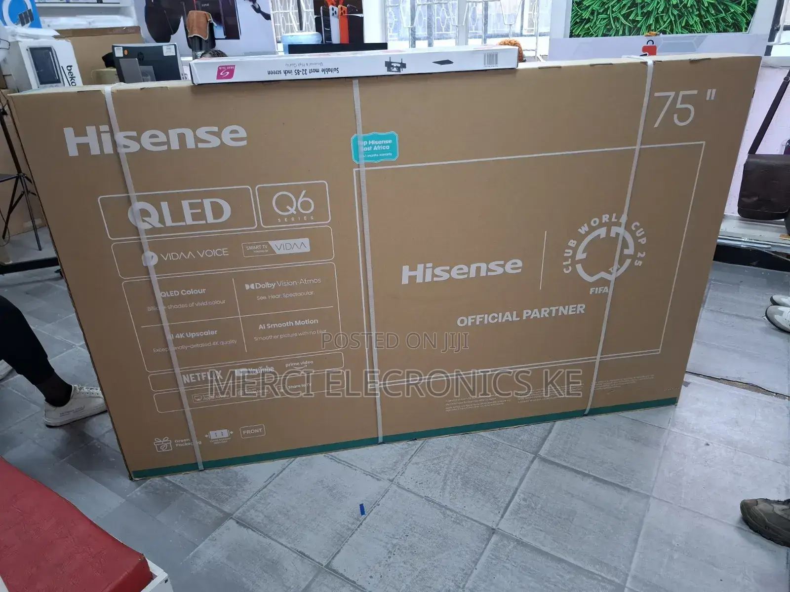 Hisense 75 Inch Q6n Qled Tv (Q6 Series) - 75q6n