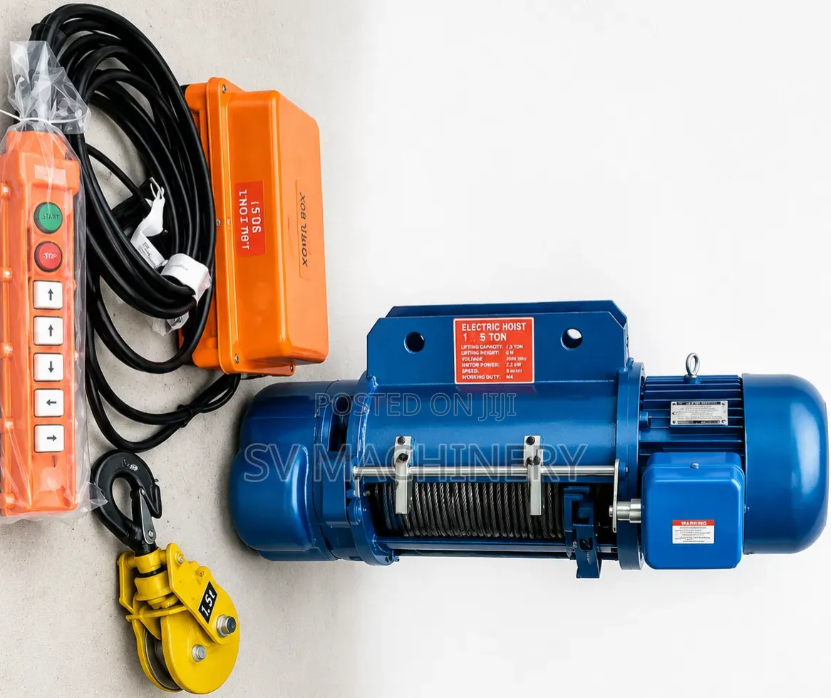 Heavy Duty 1.5 Tonne Electric Hoist
