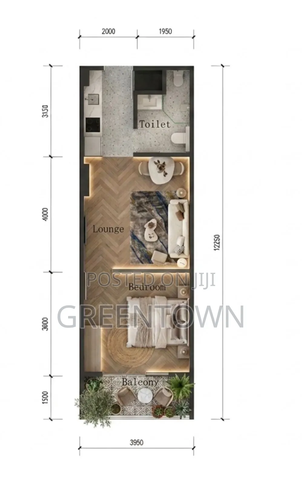 1bdrm Apartment in Super Garden, Hurlingham for sale
