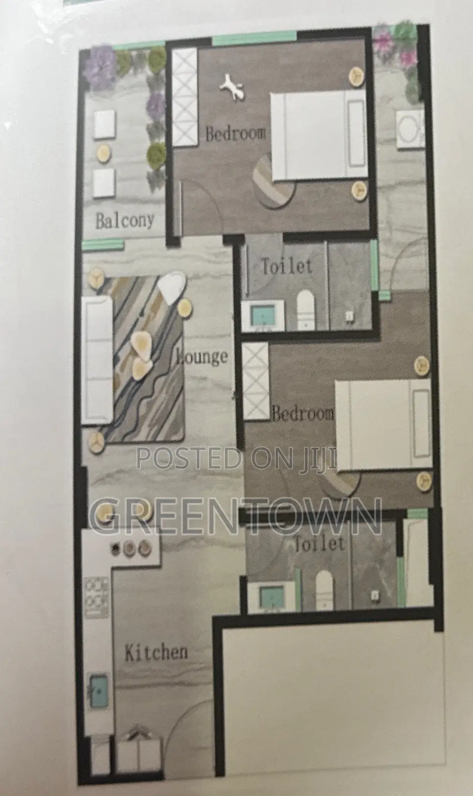 2bdrm Apartment in Super Garden, Kilimani for sale