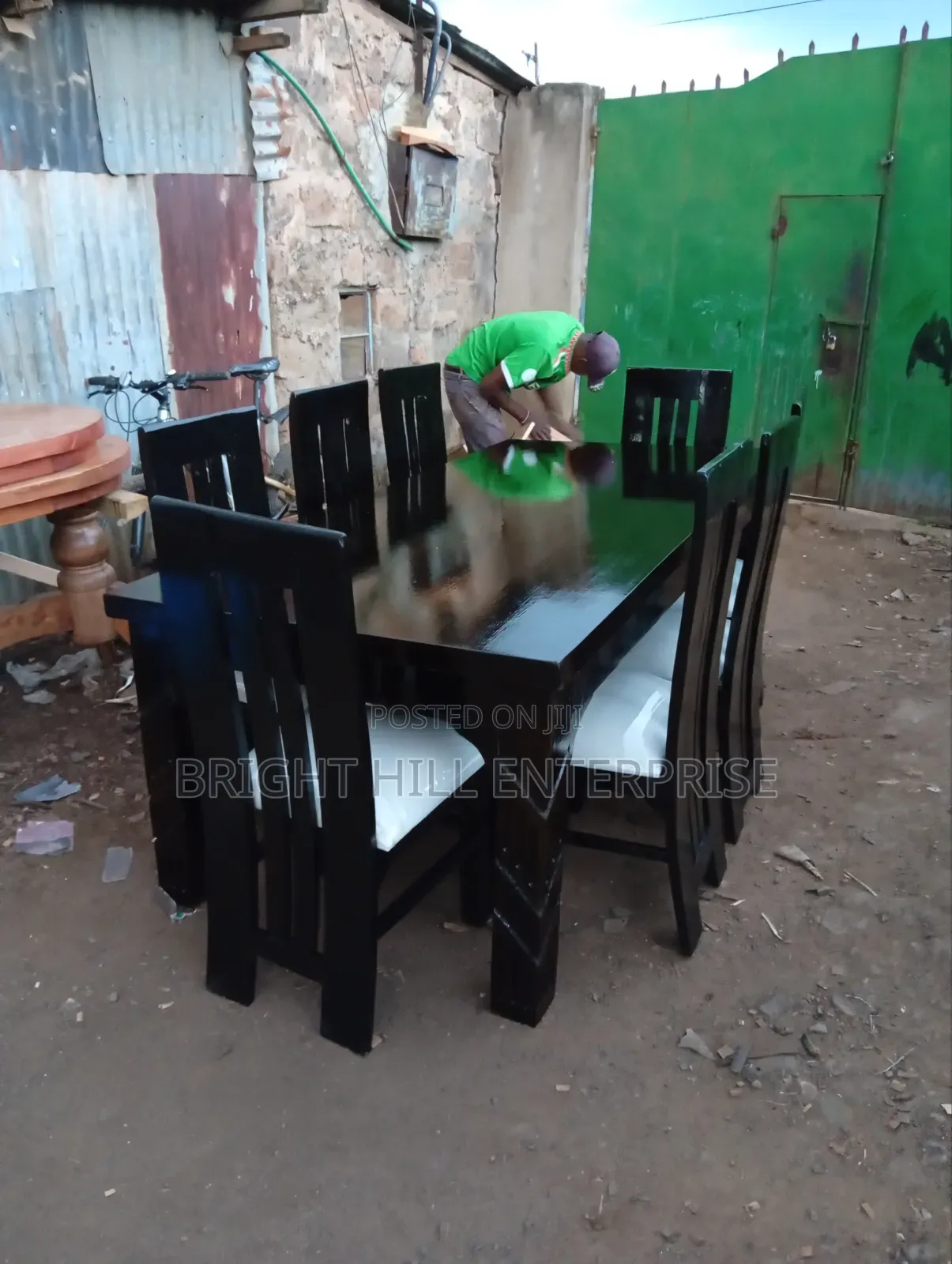 Clean Unique Black 8 Seater Dining Tables
