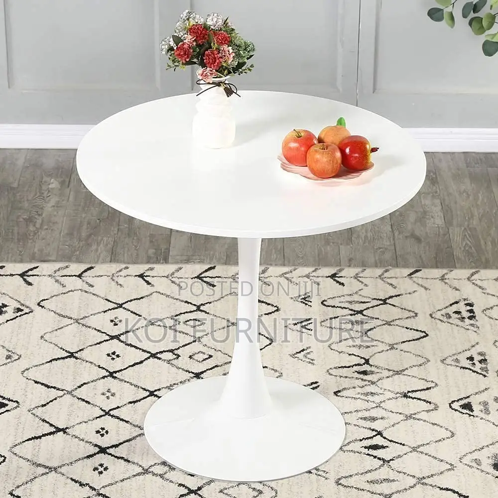 Coffee Table; Urban Round Tulip Marble Nordic Coffee Table
