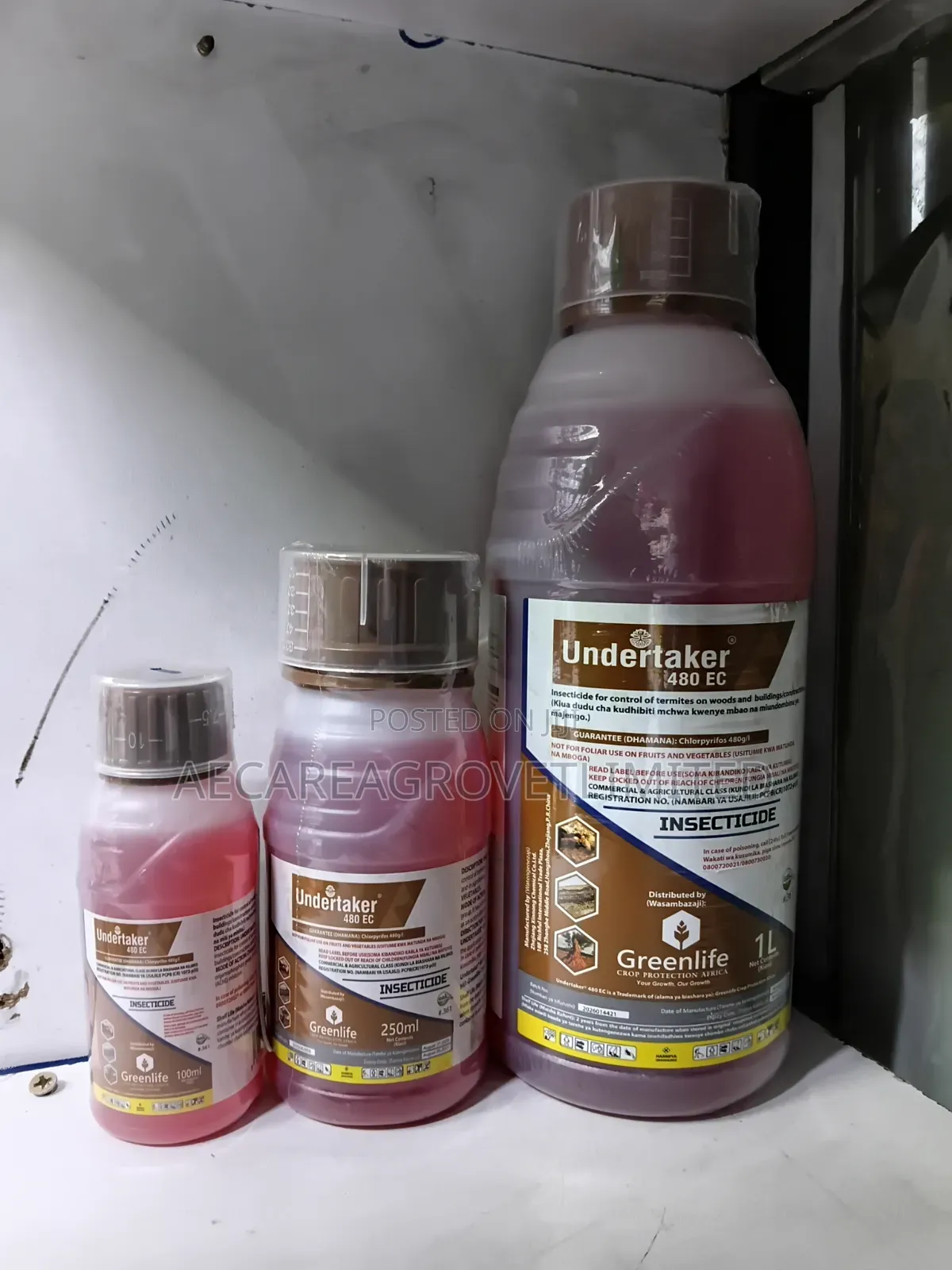 Undertaker Termicide 480ec. 100ml, 250ml, 1litre
