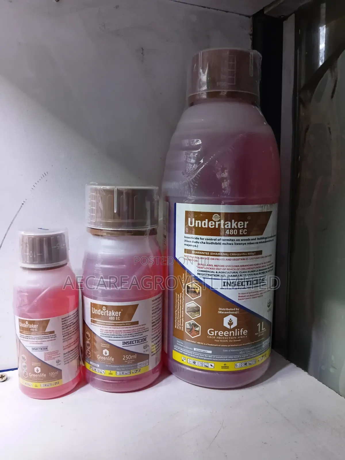 Undertaker Termicide 480ec. 100ml, 250ml, 1litre