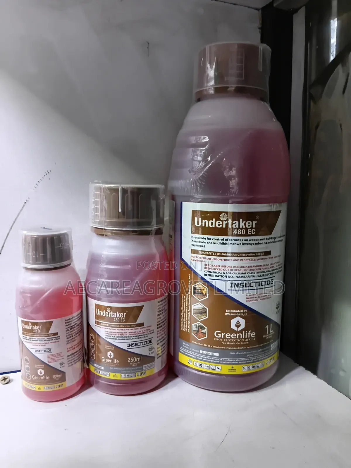 Undertaker Termicide 480ec. 100ml, 250ml, 1litre