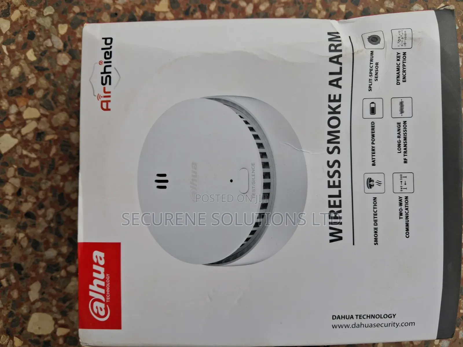 Wireless Smoke Detector Stand Alone Connect on the Hub Dhi-Hy-Sa211-W