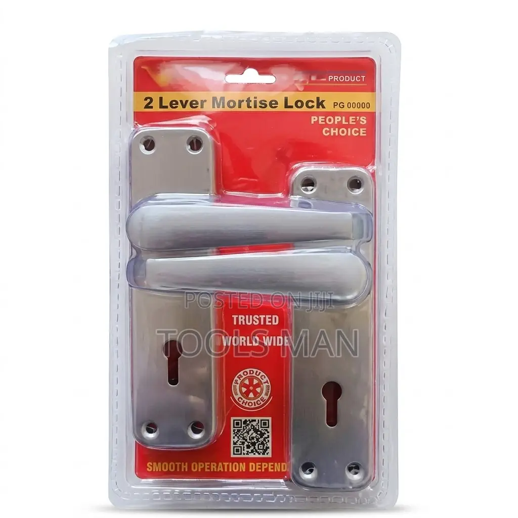 Moment 2 Lever Mortise Lock - Durable Silver Door Handle Lock Set