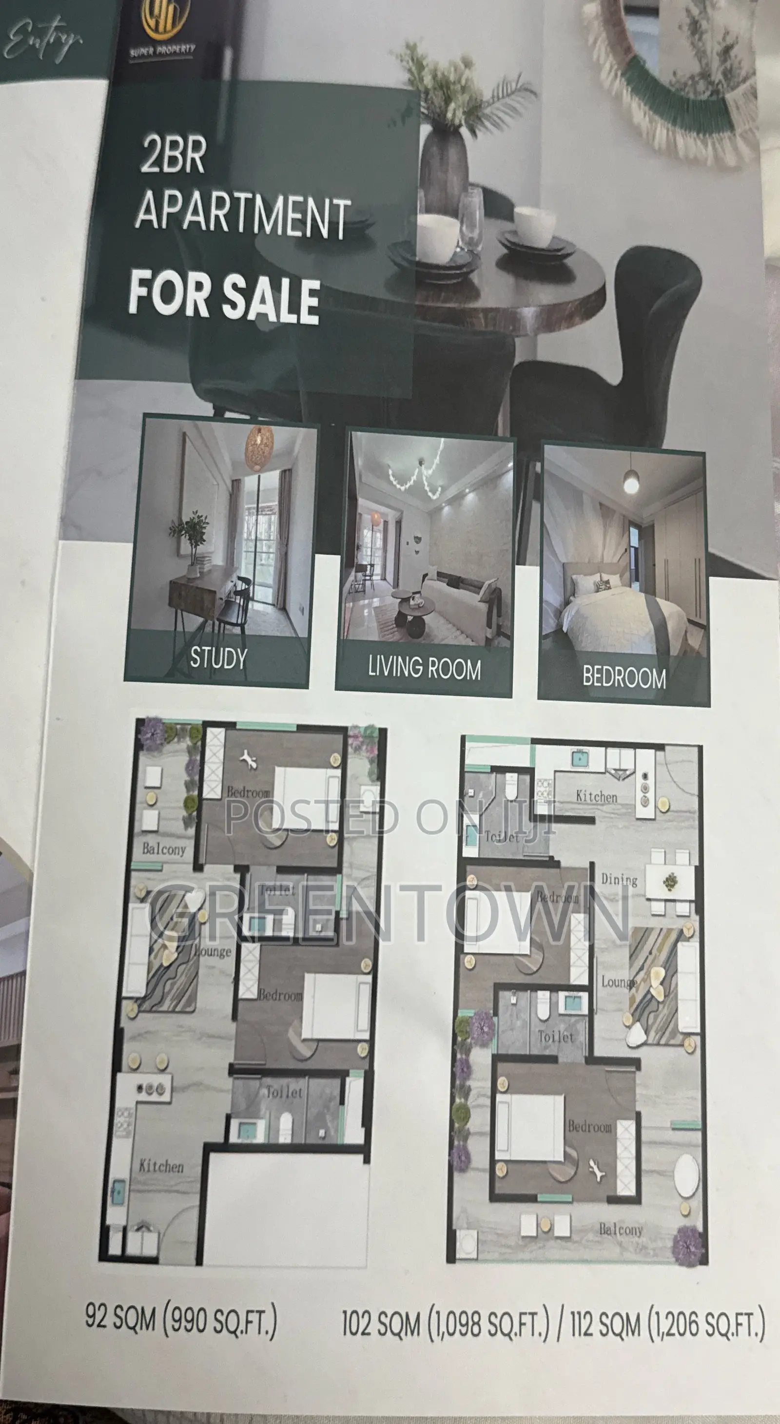 2bdrm Apartment in Super Garden, Hurlingham for sale