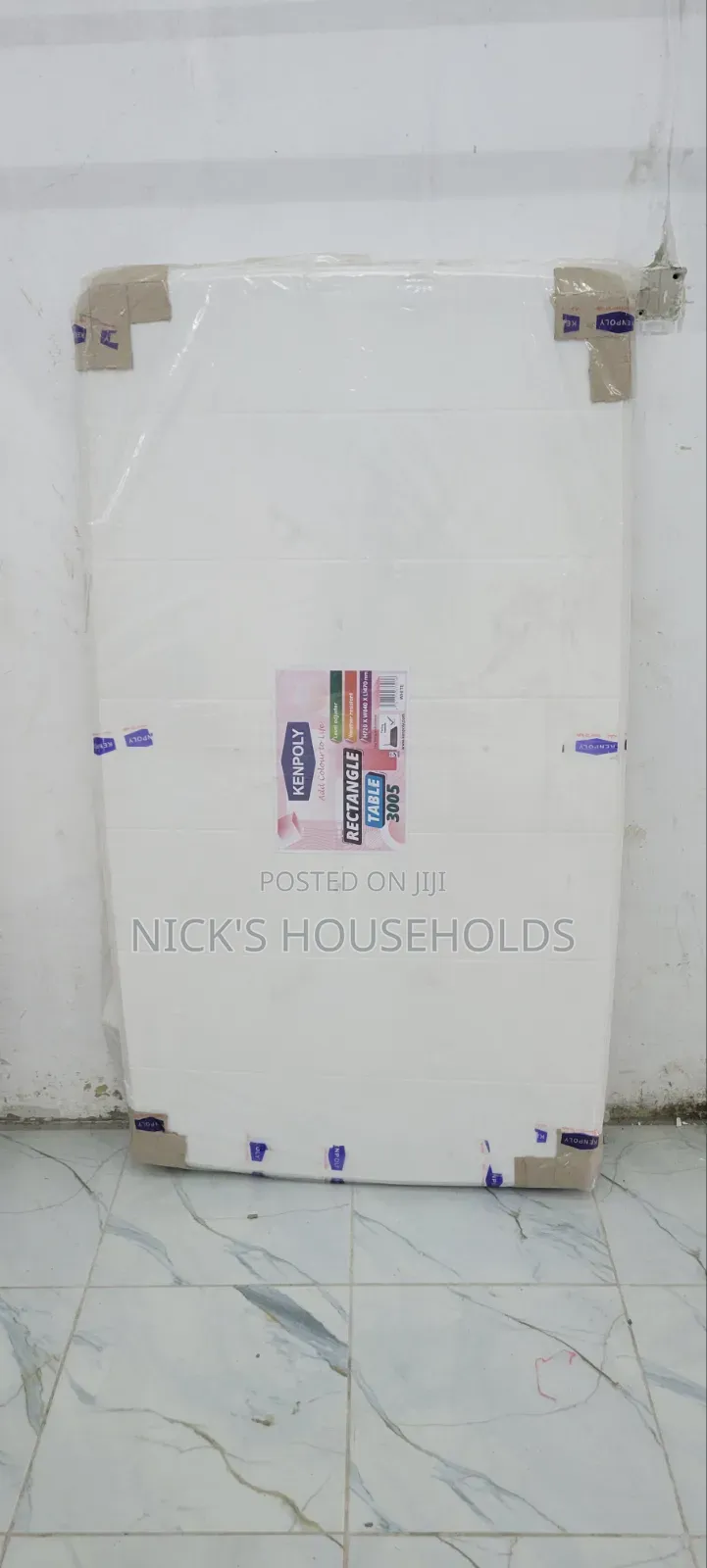 Rectangle Plastic Table/ White Plastic Table
