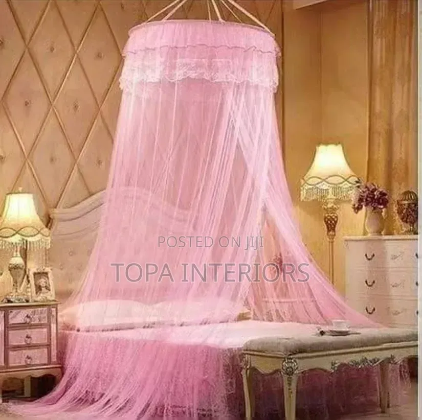 Better Home 4x6 Pink Round Mosquito Net