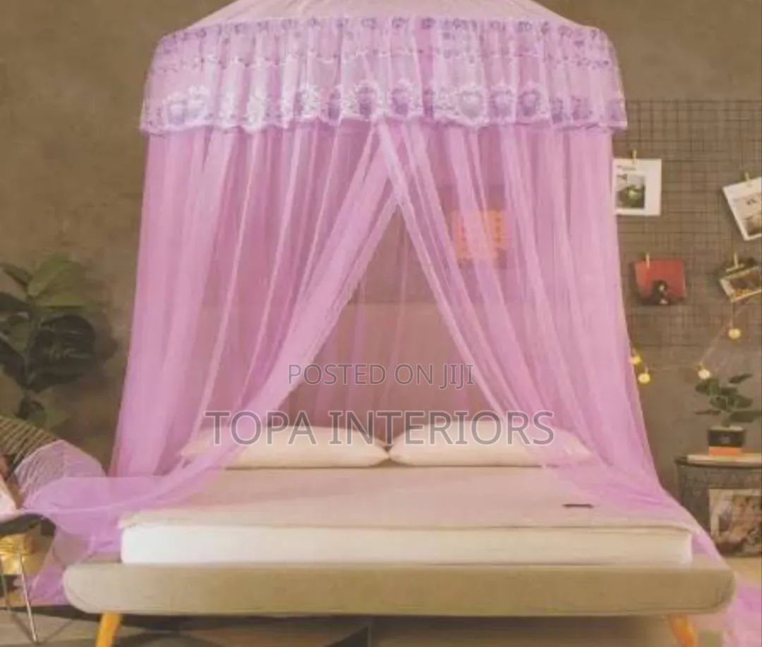 King Size Polyester Round Mosquito Net for 6x6 Bed